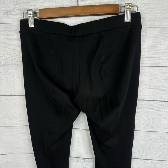 Vince Womens Medium Ponte Knit Back-Seam Pull On Stretch Legging Pants Black - Picture 5 of 9